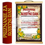 Priznanje za rojstni dan zanjo